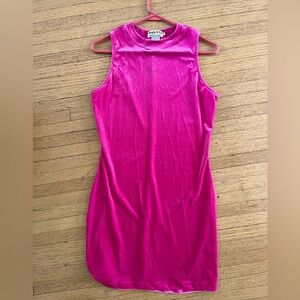 Velvet Bubblegum Pink Miracle Eye Dress - M